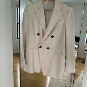 Brunello Cucinelli Cream Blazer